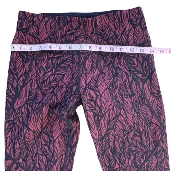 Sweaty Betty The Power 7/8 Leggins in Red Fig Leaf Print Size Small - Picture 8 of 9
